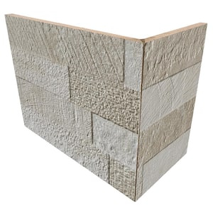 Holden Beige 7.87 in. x 3.93 in. x 5.90 in. Textured Porcelain Wall Outside Corner Piece (0.48 Sq. Ft. / Each)