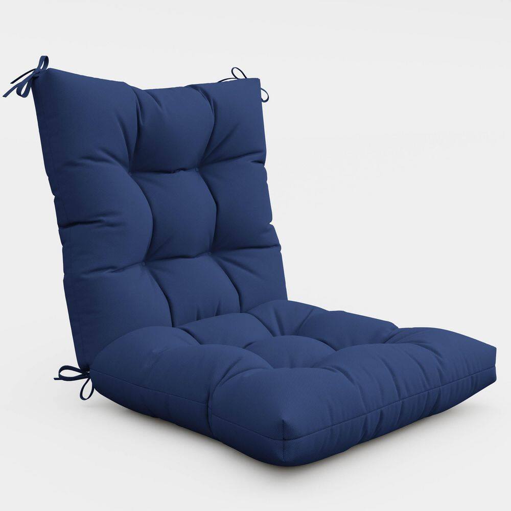 42 x 21 x 5 in. Outdoor Tufted Dining and Rocking Chair Cushion, Waterproof Replacement Seat with Backrest, Blue price history on PriceWatchPro