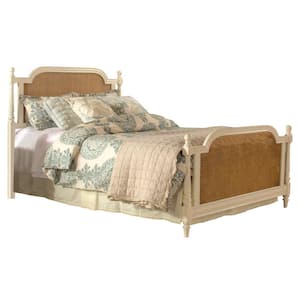 Melanie White Metal Frame Queen Panel Bed