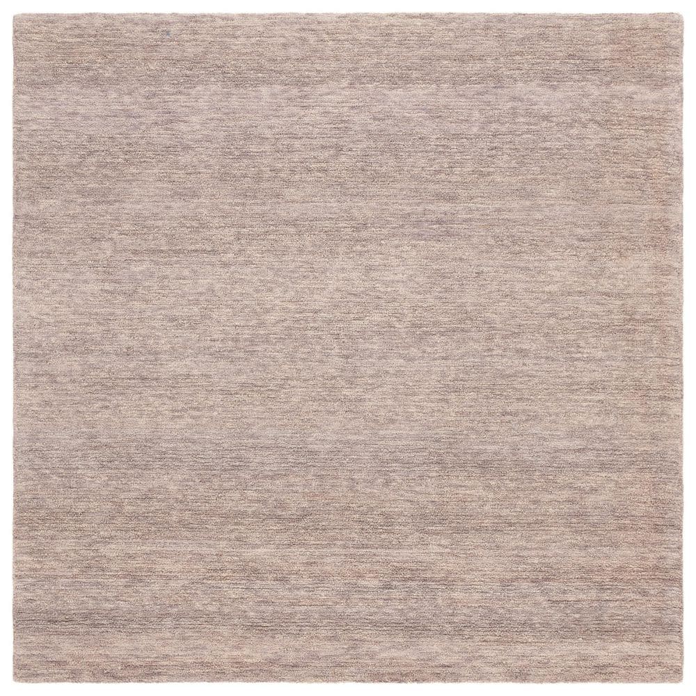 Natural Fiber 6 ft. x 6 ft. Gray Modern Solid Square Area Rug price history on PriceWatchPro