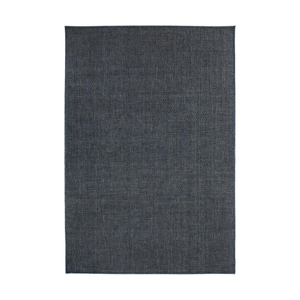 World Rug Gallery Denim 7 ft. 10 in. x 10 ft. Bahama Contemporary Solid