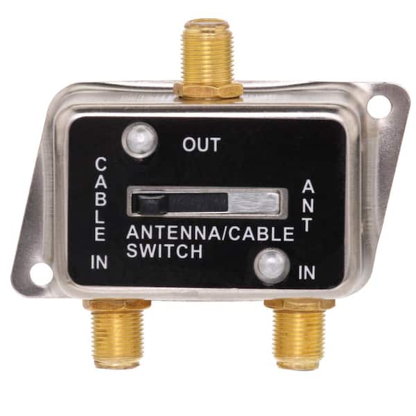  Philmore Interruptor coaxial A/B para antena de juego, cable TV  CATV : Electrónica