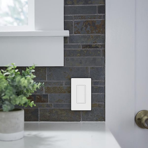 Maestro Companion Switch, only for use with Maestro Digital Switches, 8-Amp, White (MA-AS-WH)