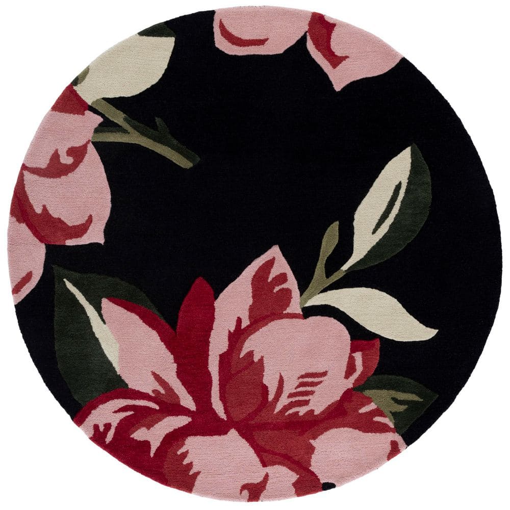 Pink And Black Area Rugs