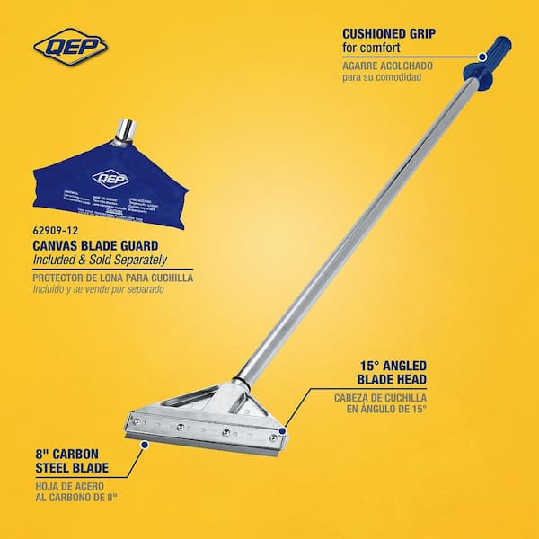 8 in. W Adjustable Steel Razor Blade Floor Scraper and Stripper