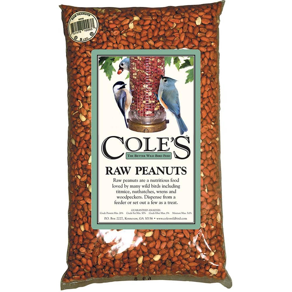 10 lbs. Assorted Species Raw Peanuts Wild Bird Food