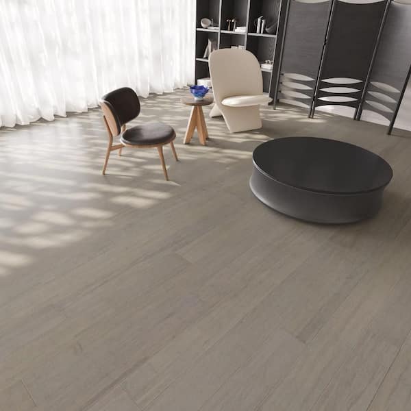 SELKIRK FLOORS Strand Woven Modest Slate 1/2 in. T x 5 in. W x 72