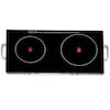 Courant Double Burner, 1700W Hotplate, Black Countertop Burner, Portable  Electric Cooktop, Black, CEB2183K