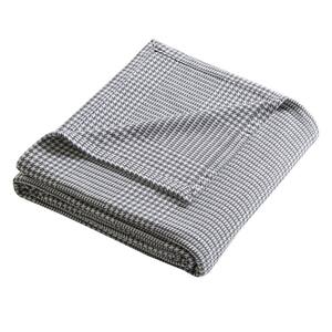 SOUTHSHORE FINE LINENS Waffle Gray 100% Cotton Throw Blanket BL-WFL-GRY-THR  - The Home Depot