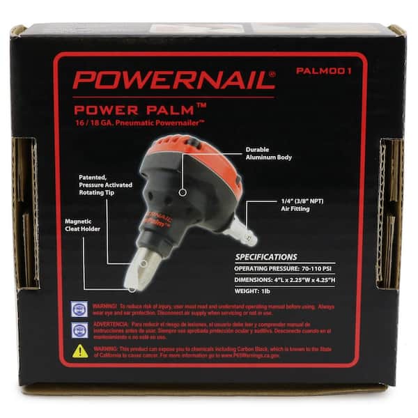 POWERNAIL PowerPalm PowerPalm Pneumatic Hardwood Flooring Cleat Nailer - 3