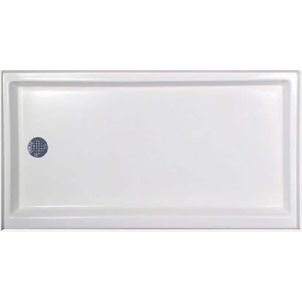 Hydro Systems 60 in. x 30 in. Single Threshold Shower Base with Left