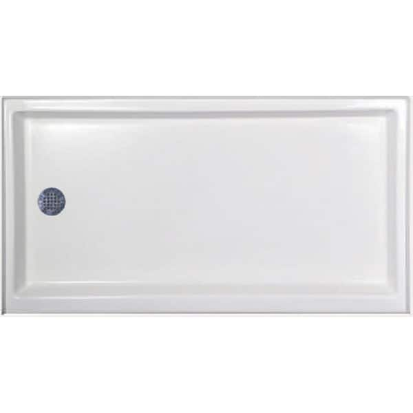 Hydro Systems 60 in. x 30 in. Single Threshold Shower Base with Left ...