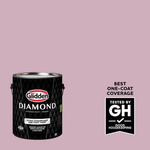 Glidden Diamond 1 gal. PPG1045-4 Pink Potion Satin Interior Paint