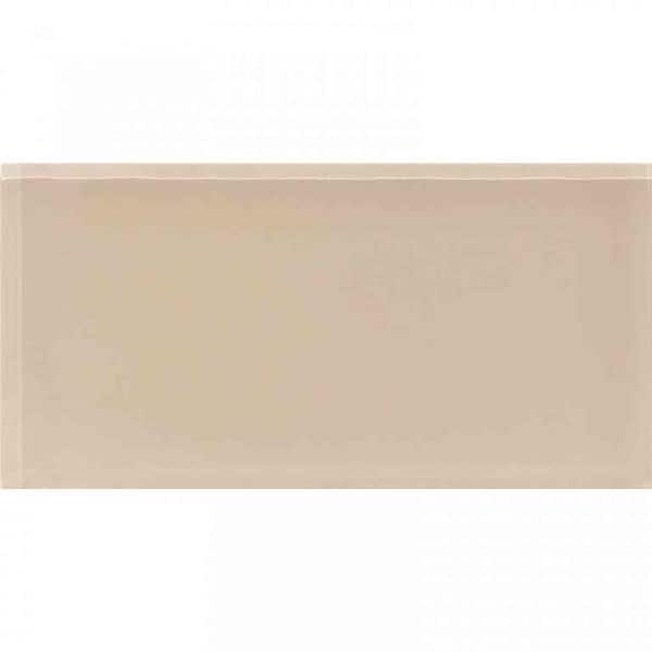 Apollo Tile Beige 3 in. x 6 in. Polished Glass Mosaic Tile Sample (0.12 sq. ft./Piece)