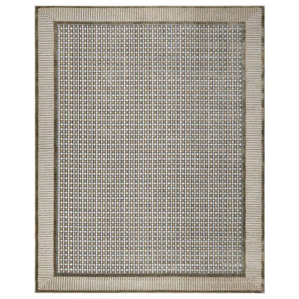 Nourison Nordic Multicolor 8 ft. x 10 ft. Geometric Contemporary Area Rug