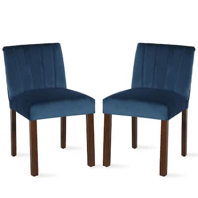 Blue Dining Chairs Kitchen, Navy Blue Parsons Dining Chairs