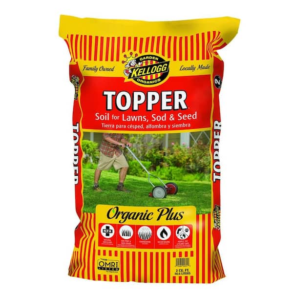 Kellogg Garden Organics 2 cu. ft. Topper Lawn Soil for Seed and Sod