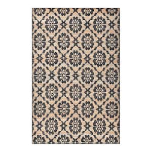 Edith Transitional Jute Brown 3 ft. x 5 ft.Area Rug