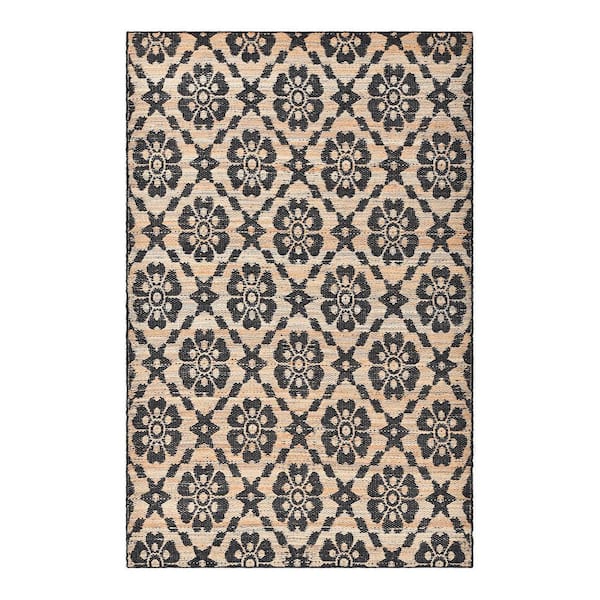 Solo Rugs Edith Transitional Jute Brown 3 ft. x 5 ft.Area Rug