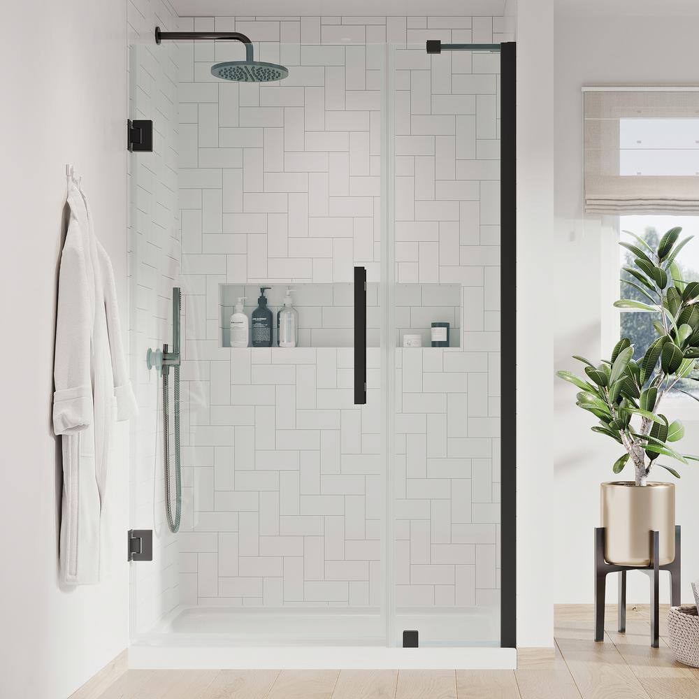 OVE Decors TampaPro 40 in. L x 32 in. W x 72 in. H Alcove Shower Kit with Pivot Frameless
