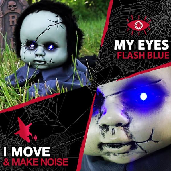 10.5 in. Touch Activated Animatronic Doll