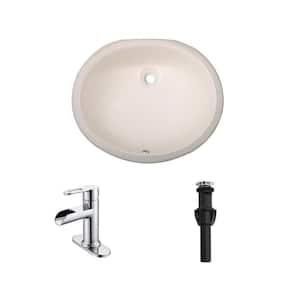CHESHIRE 20 in. Undermount Rectangular Bathroom Sink with