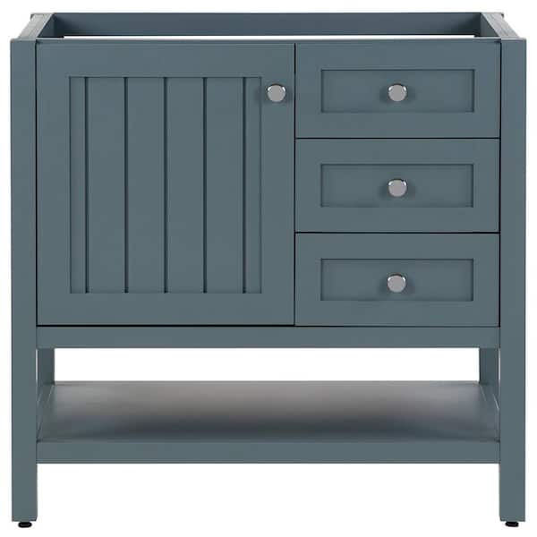 Home Decorators Collection Lanceton 36 in. W x 22 in. D x 34 in. H Bath Vanity Cabinet without Top in Sage