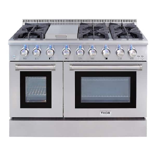 https://images.thdstatic.com/productImages/4bb5acbc-efb8-46c2-8b4a-a8235d4b167b/svn/stainless-steel-thor-kitchen-double-oven-dual-fuel-ranges-hrd4803ulp-64_600.jpg