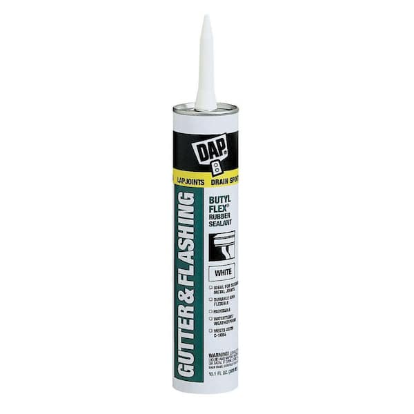 DAP Butyl-Flex 10.1 oz. White Gutter and Flashing Sealant (12-Pack)