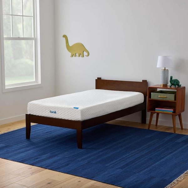 Lucid Comfort Collection SureCool 8in. Firm Gel Memory Foam Tight Top Queen Mattress