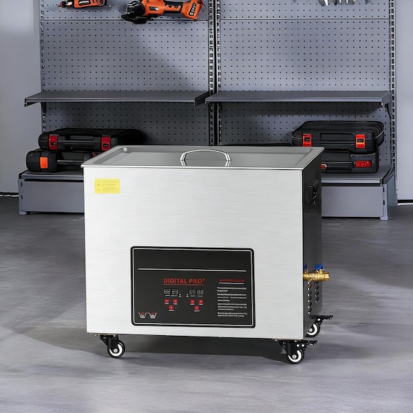 Ultrasonic Cleaner 50 L oz., 840 W Stainless Steel Ultrasonic Cleaner Machine with Basket for Industrial Parts