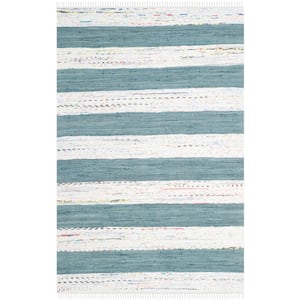 Montauk Ivory/Charcoal 5 ft. x 7 ft. Solid Area Rug