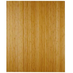 Bamboo Deluxe Natural 24 in. x 34 in. Chair Mat