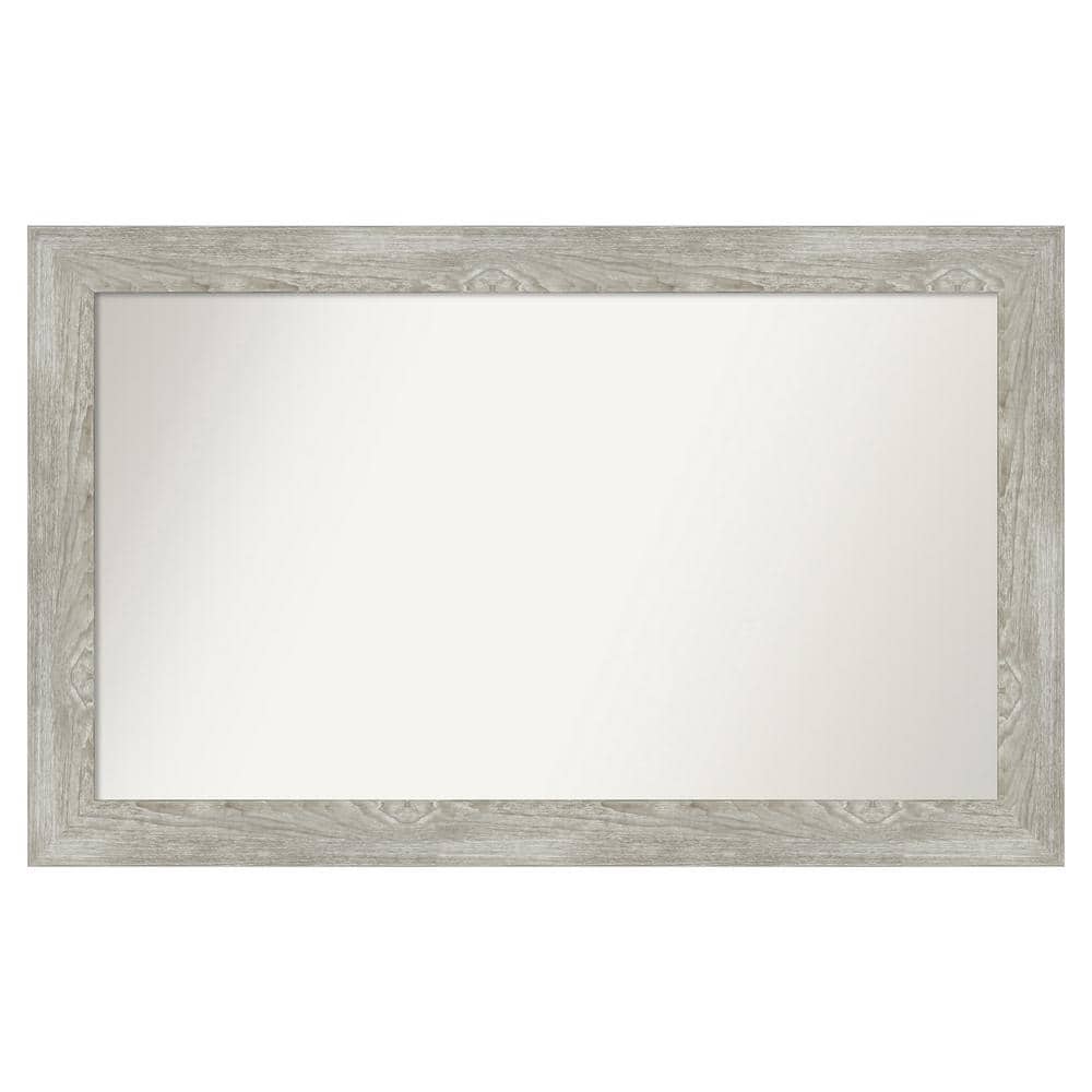 Dove Greywash 50 in. x 31 in. Custom Non-Beveled Distressed Recyled Polystyrene Bathroom Vanity Wall Mirror price history on PriceWatchPro