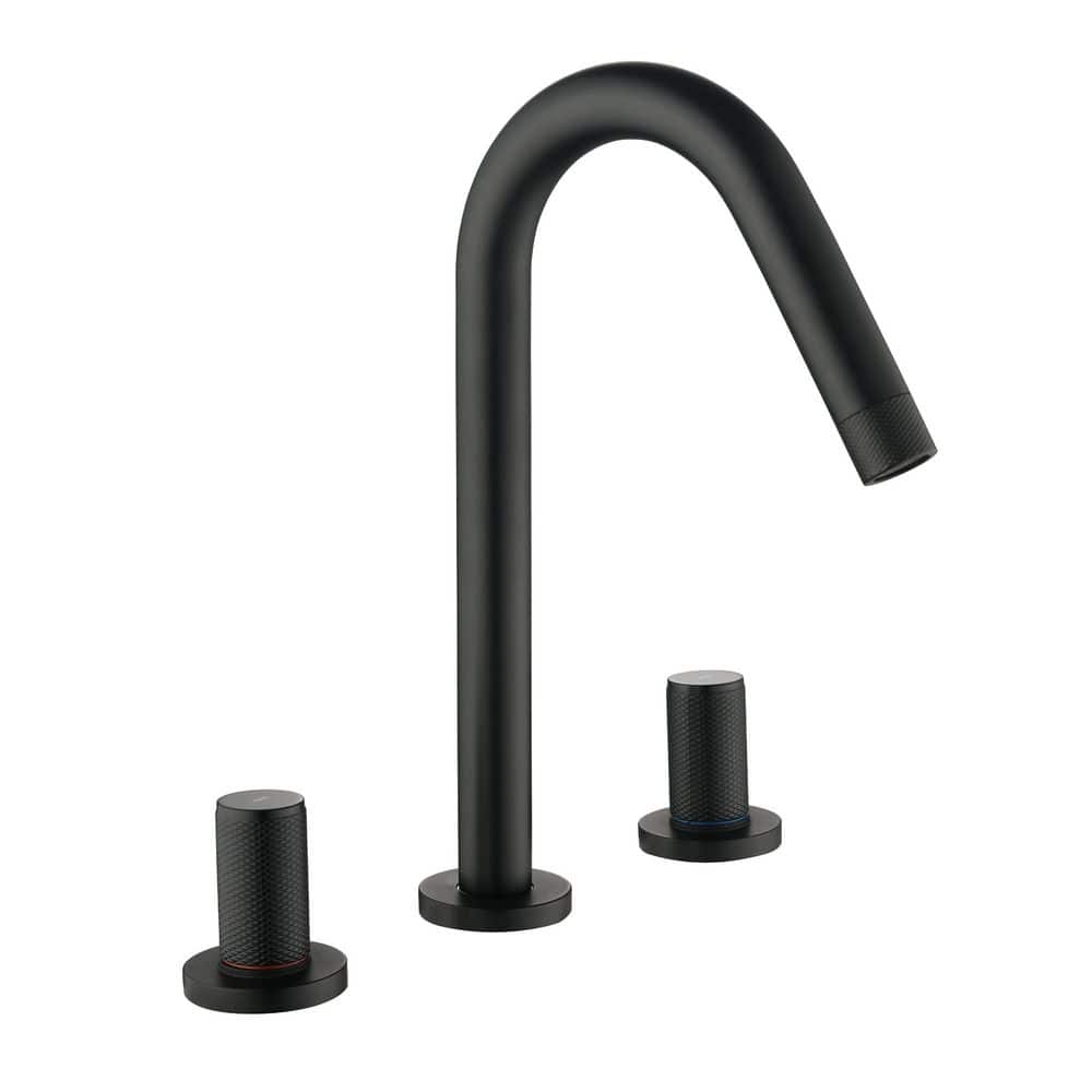 8 in. Widespread Double Handle Bathroom Sink Faucet in Matte Black price history on PriceWatchPro