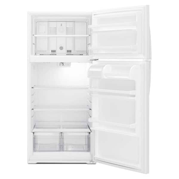 Whirlpool 14 3 Cu Ft Top Freezer, Whirlpool Refrigerator Shelves Dishwasher Safe