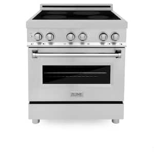 ZLINE 30" 4.0 cu. ft. Induction Range with Induction Stove and Electric Oven in. Stainless Steel