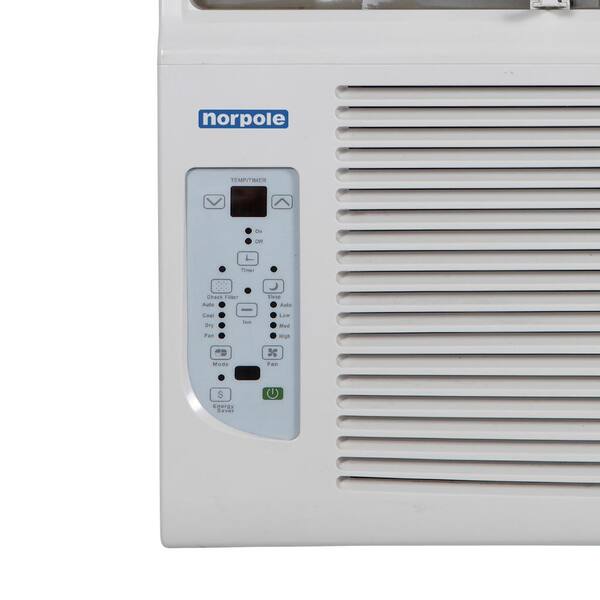 Norpole 12 000 Btu 115 Volt Window Air Conditioner With Remote Control In White Nprac12kewmz1 The Home Depot