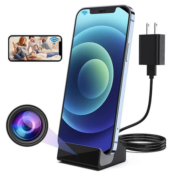 LiVIE Wired 1080P Wi-Fi Mini Hidden Security Camera with iPhone Charger and Motion Detection