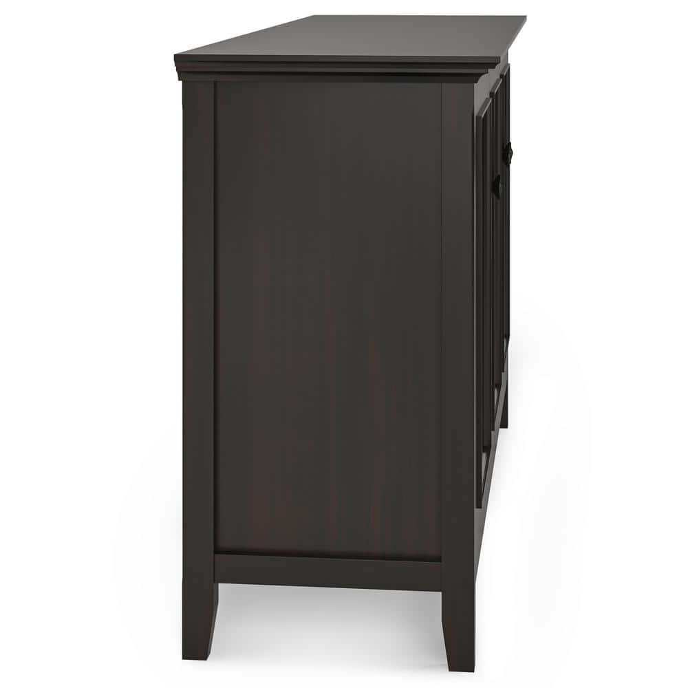 Amherst Traditional Hickory Brown Solid Wood 3-Door Storage Cabinet