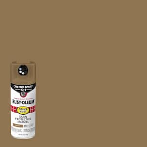 12 oz. Custom Spray 5-in-1 Satin Dark Taupe Spray Paint