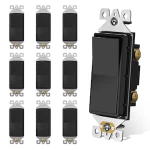 Lukyamzn 15 Amp 4 Way Decorative Rocker Light Switch UL Listed