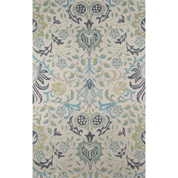 Momeni Newport Blue 5 ft. x 8 ft. Indoor Area Rug