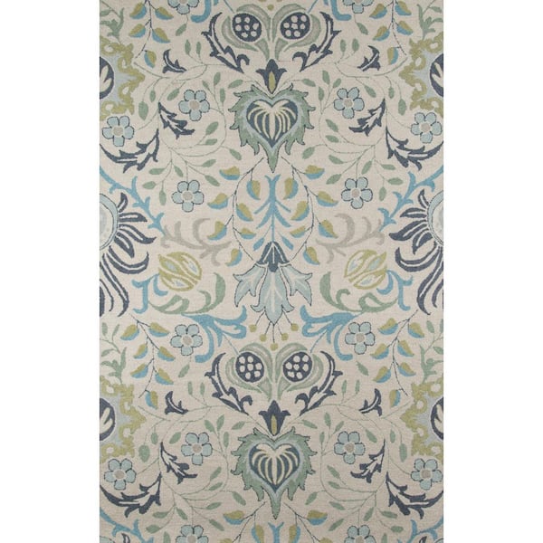 Newport Blue 8 ft. x 10 ft. Indoor Area Rug