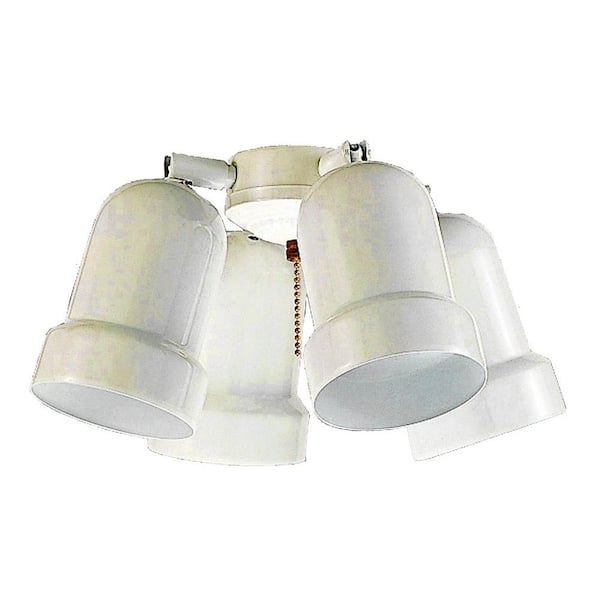 Royal Pacific 4-Light Fan Light Kit White Finish-DISCONTINUED