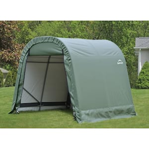 ShelterCoat 8 ft. x 8 ft. Wind and Snow Rated Garage Round Green STD