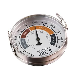 PK Grills BBQ Analog Thermometer in Gray Silver by Tel-Tru PK99085 - The  Home Depot