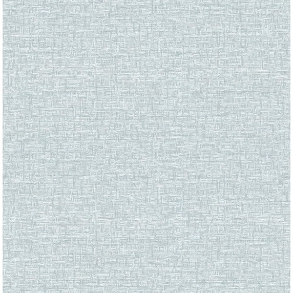 A-Street Prints Minerva Sky Blue Texture Geometric Textured Paper Non-Pasted Wallpaper