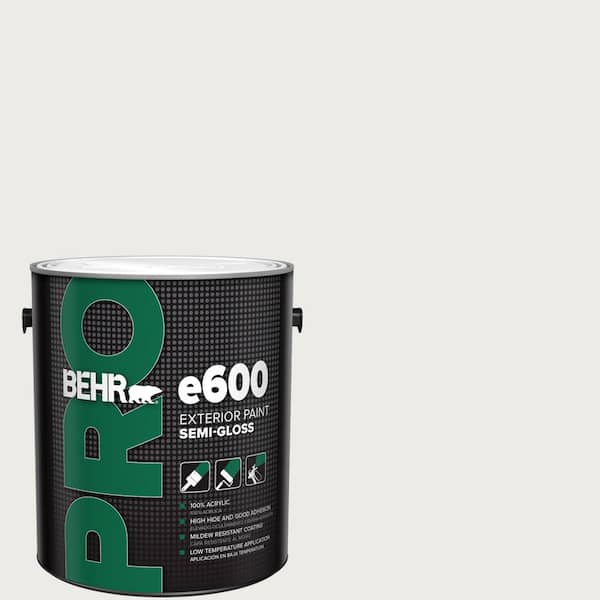 1 gal. #BL-W14 White Semi-Gloss Exterior Paint
