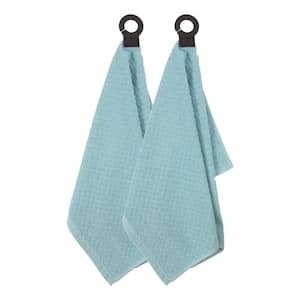 Hook and Hang Dew Woven Cotton Kitchen Towel (Set of 2)